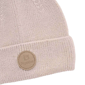 Шапка Peppihat "Knot merino creme beige", кремовая